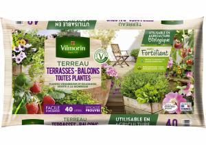 Terreau Terrasses et Balcons - 40 L